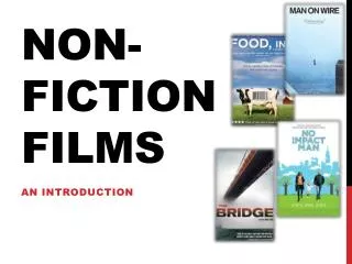 Non-Fiction Films