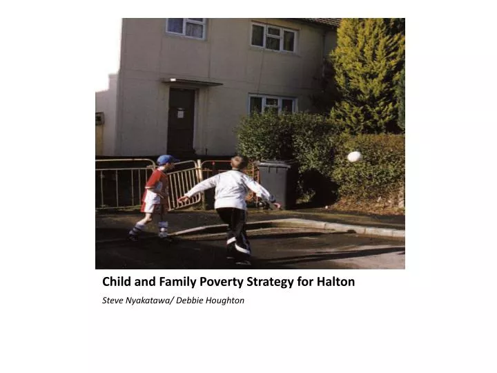 child and family poverty strategy for halton