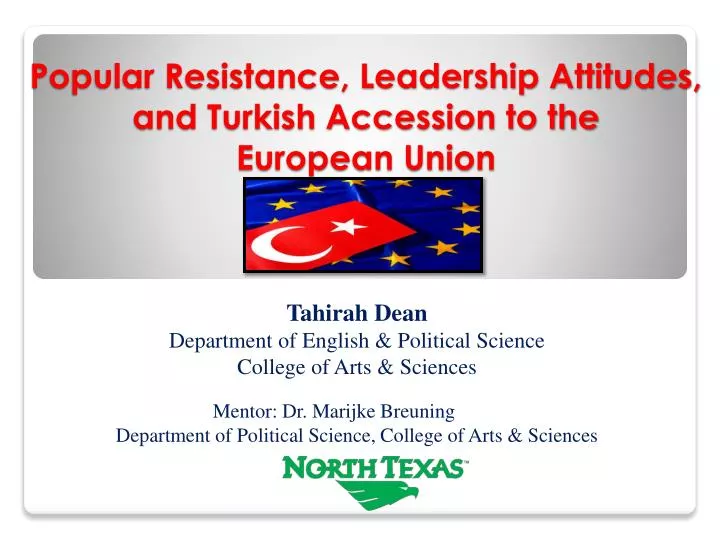popular resistance leadership attitudes and turkish accession to the european union union