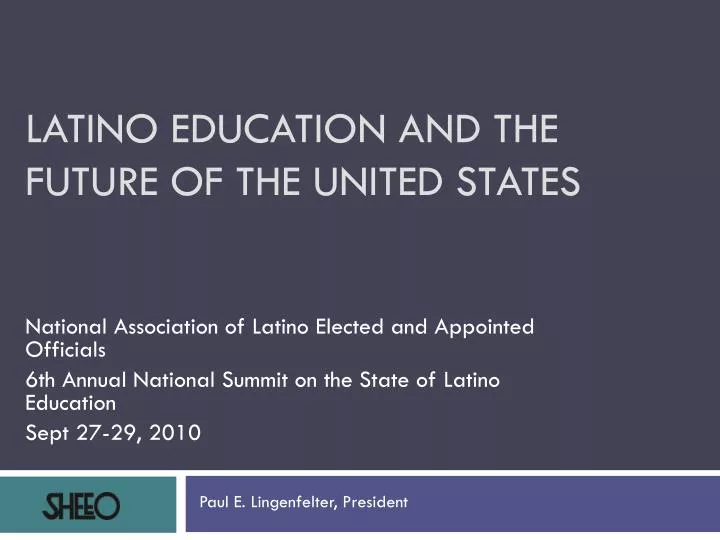 latino education and the future of the united states