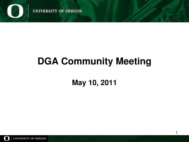 dga community meeting may 10 2011