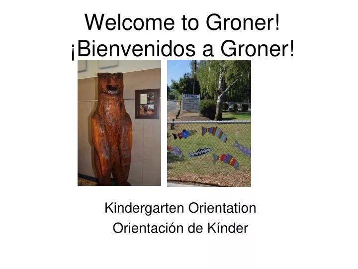 welcome to groner bienvenidos a groner