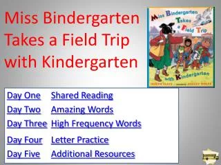 Miss Bindergarten Takes a Field Trip with Kindergarten