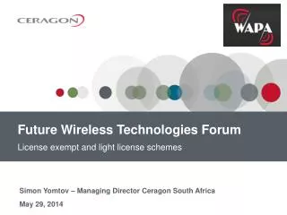Future Wireless Technologies Forum