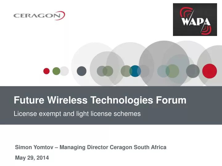 future wireless technologies forum