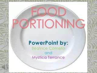 Food Portioning