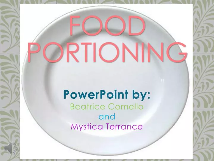 food portioning