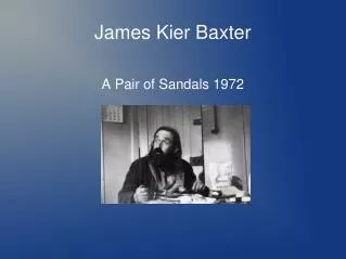 James Kier Baxter