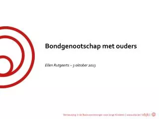 bondgenootschap met ouders