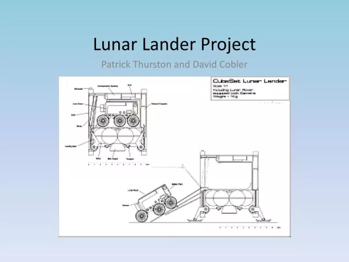 lunar lander project