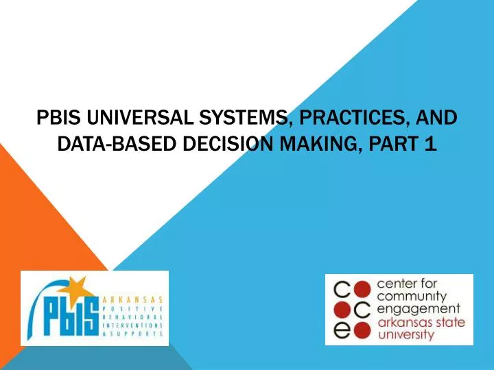 pbis universal systems practices and data based decision making part 1