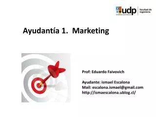 ayudant a 1 marketing