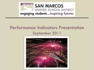 Performance Indicators Presentation September 2011