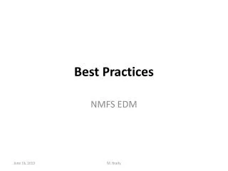 Best Practices