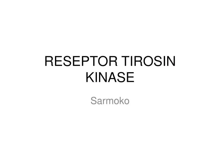 reseptor tirosin kinase