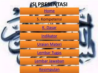 ISI PRESENTASI