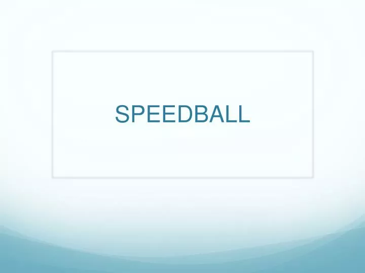 speedball