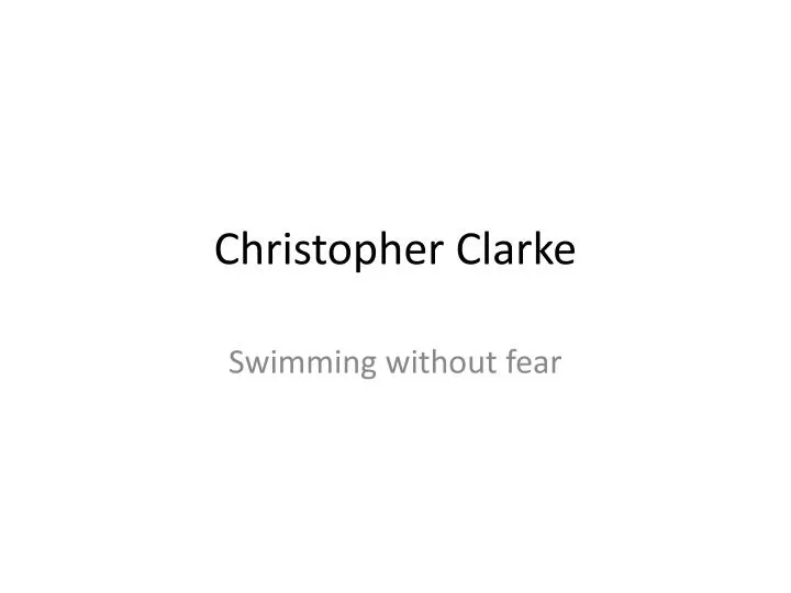 christopher clarke