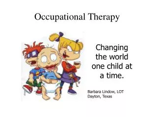 Occupational Therapy