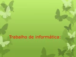 trabalho de inform tica