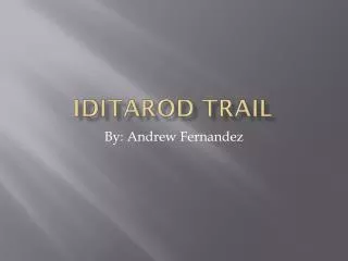 Iditarod Trail