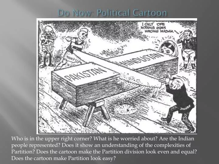 do now political cartoon