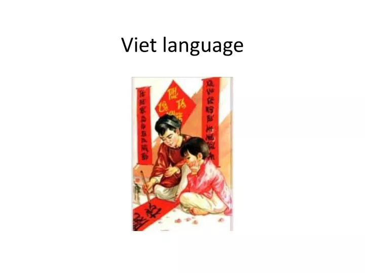 viet language