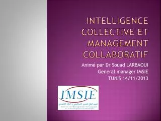 intelligence collective et management collaboratif