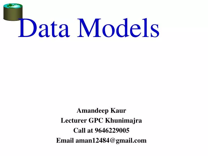 data models