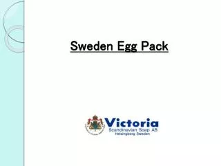 Sweden Egg Pack