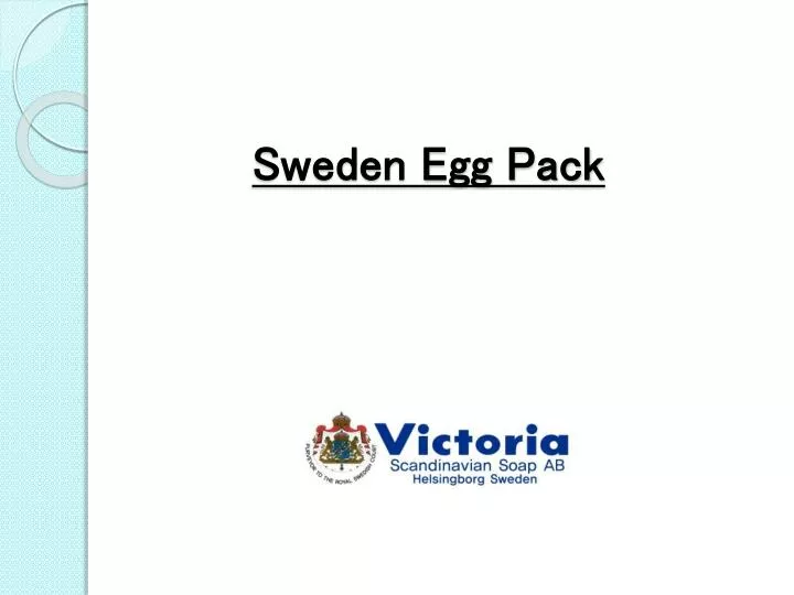 sweden egg pack