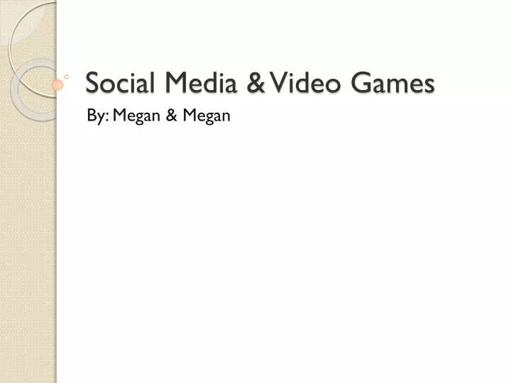 social media video games