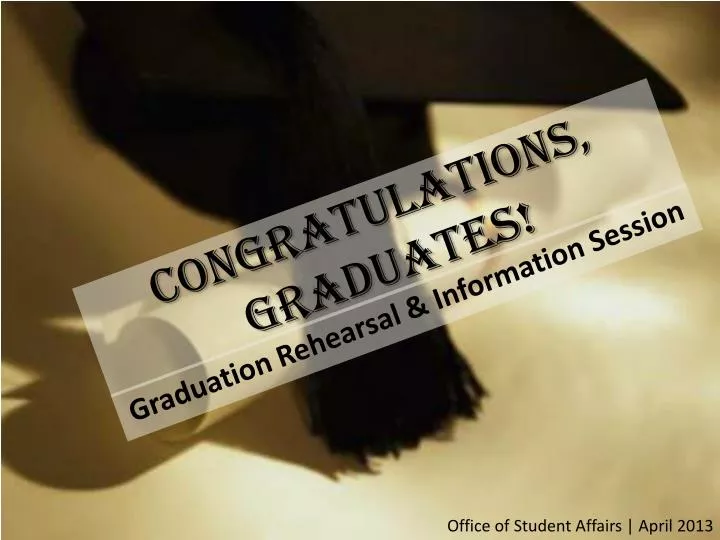 congratulations graduates