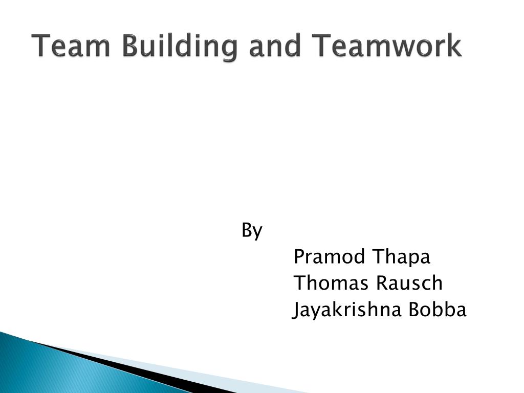 PPT - Team Building and Teamwork PowerPoint Presentation, free download ...