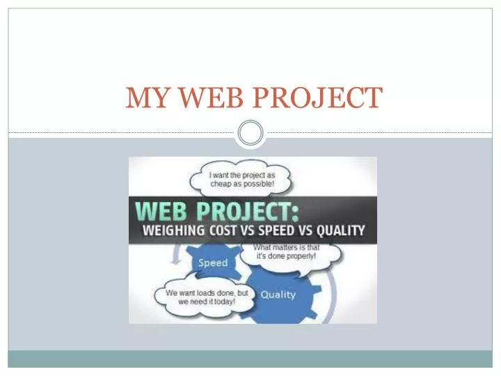 my web project