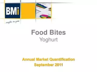 Food Bites Yoghurt