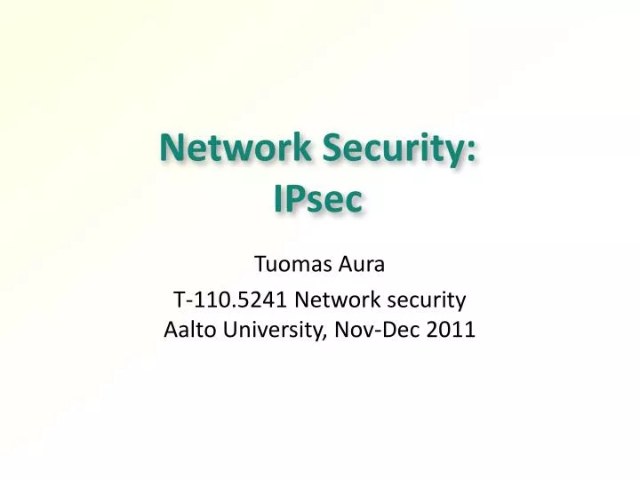 network security ip s ec