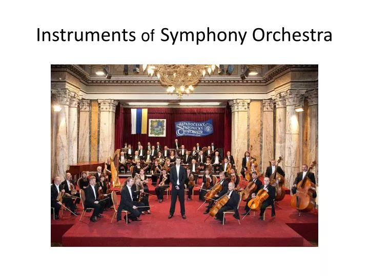 instruments of symphony orchestra