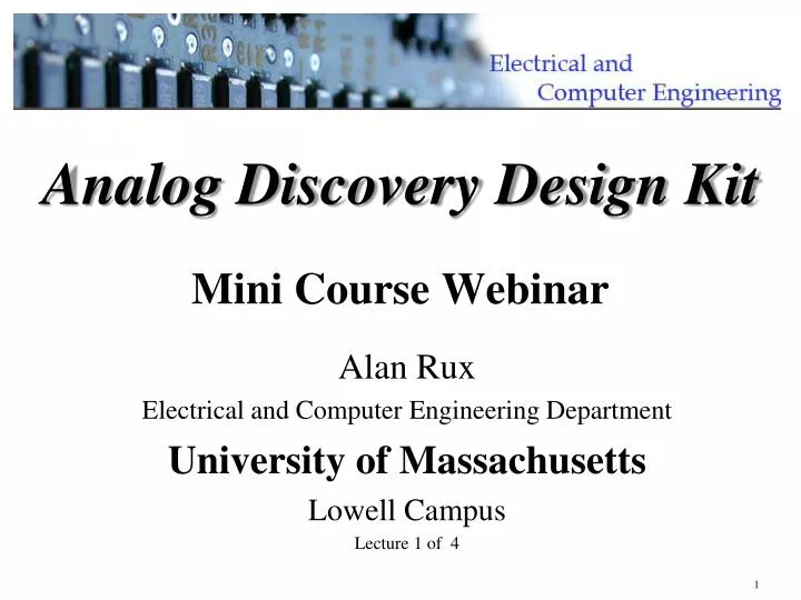 analog discovery design kit mini course webinar