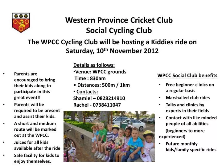 western province cricket club social cycling club