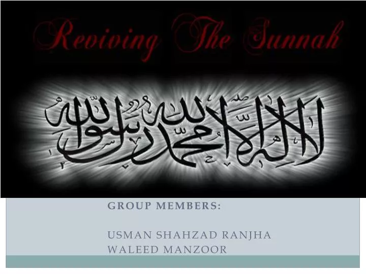 group members usman shahzad ranjha waleed manzoor