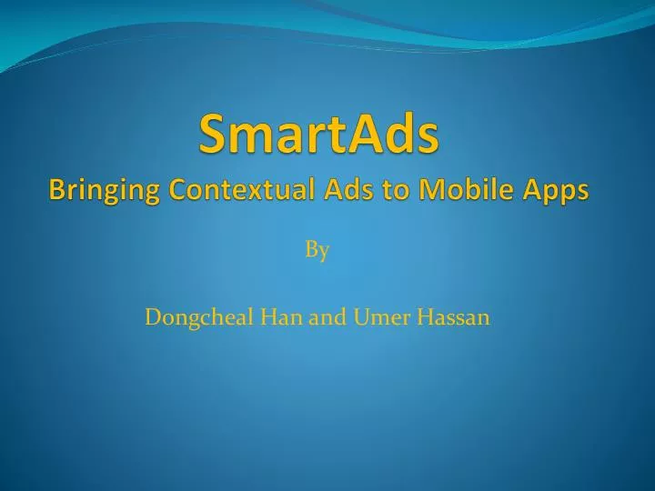 smartads bringing contextual ads to mobile apps