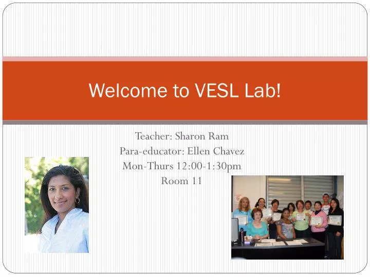 welcome to vesl lab