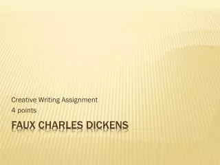 Faux Charles Dickens