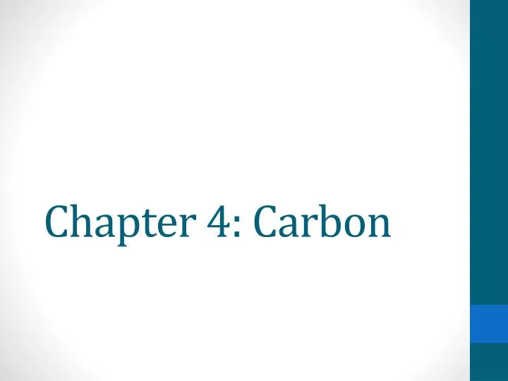 chapter 4 carbon