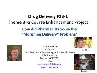 Drug Delivery F23-1 Theme 3 -a Course Enhancement Project