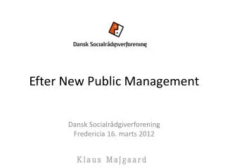 efter new public management