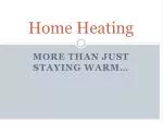 Home Heating - slide 1
