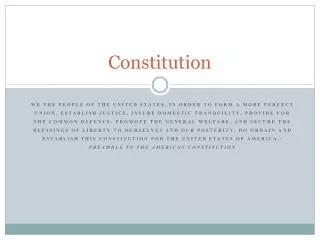 Constitution