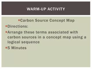 WARM-UP ACTIVITY